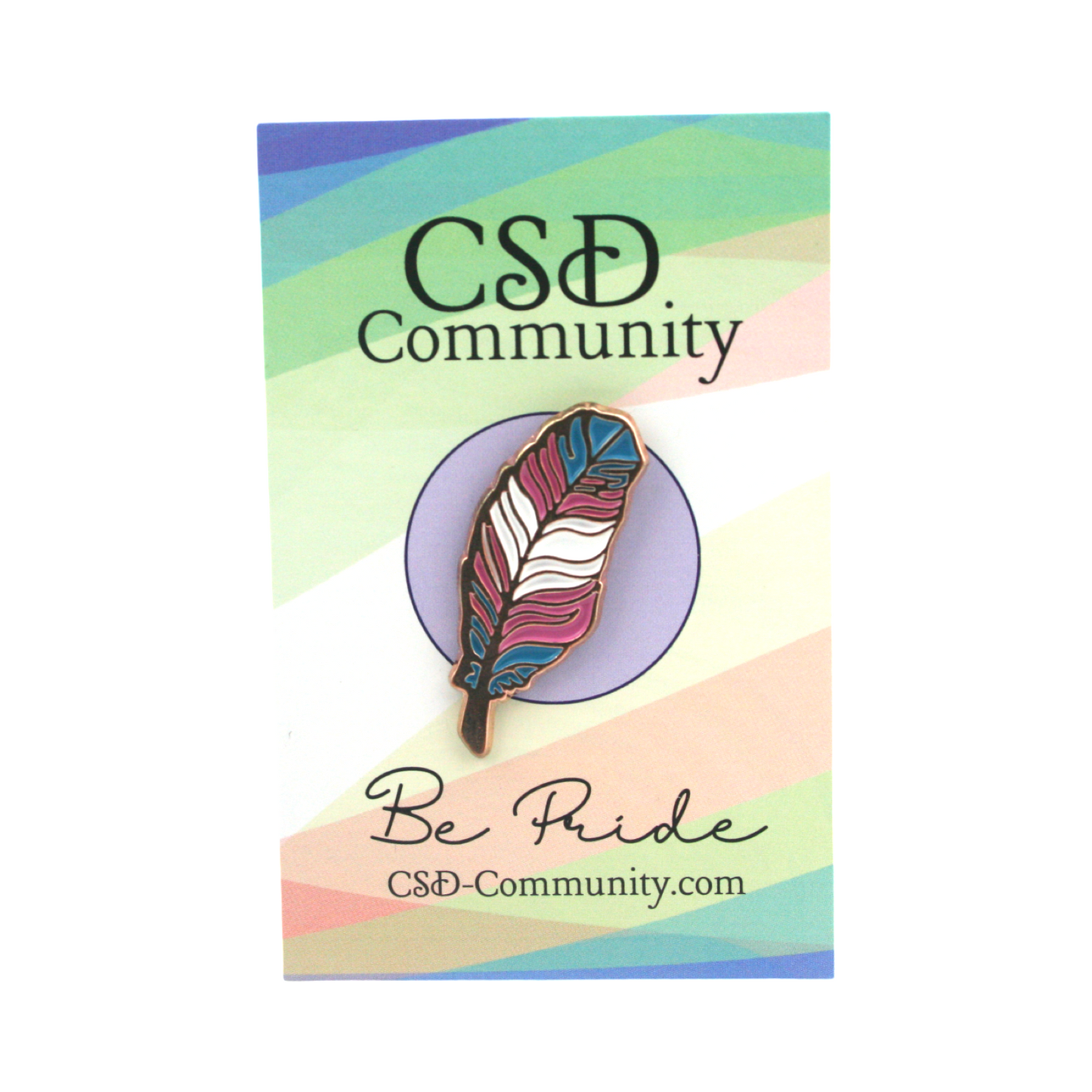 Feder im Transsexuellen Stil