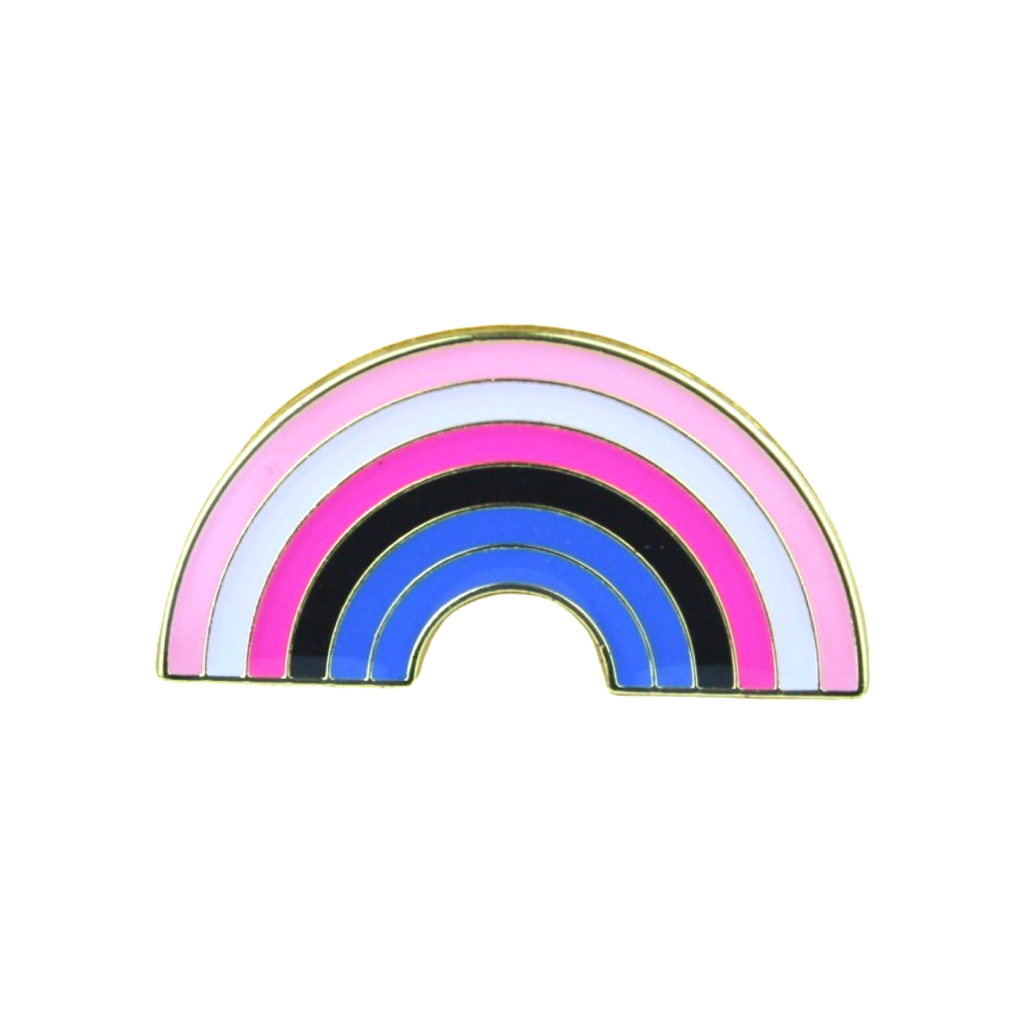 Emaille Regenbogen Pin - Gender-Fluid