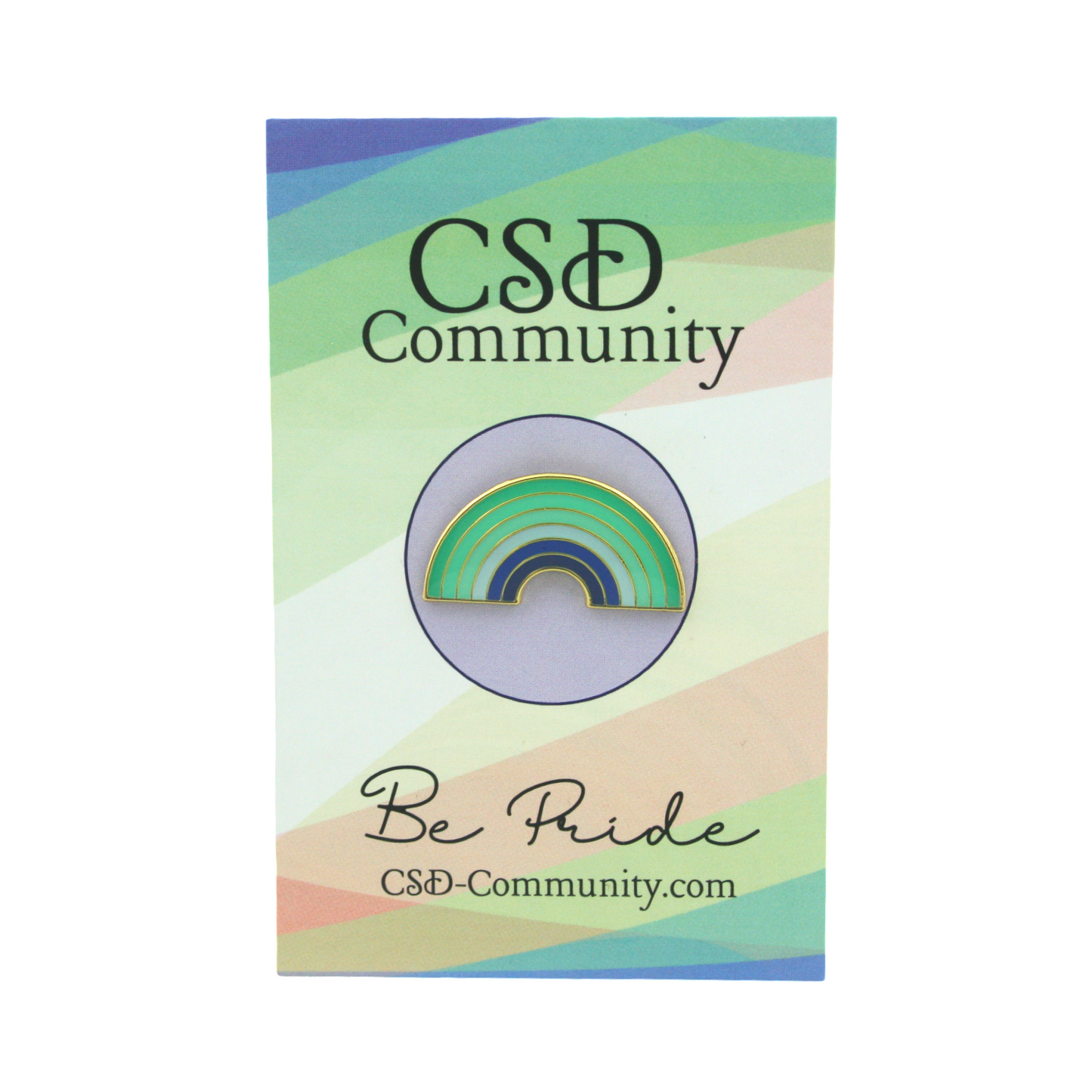 Emaille Regenbogen Pin - Gay / Men loves Men