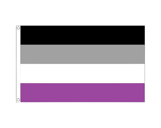 Pride Flag - Asexuell Fahne